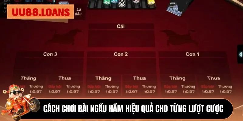 Cách chơi bài Ngầu Hầm hiệu quả cho từng lượt cược